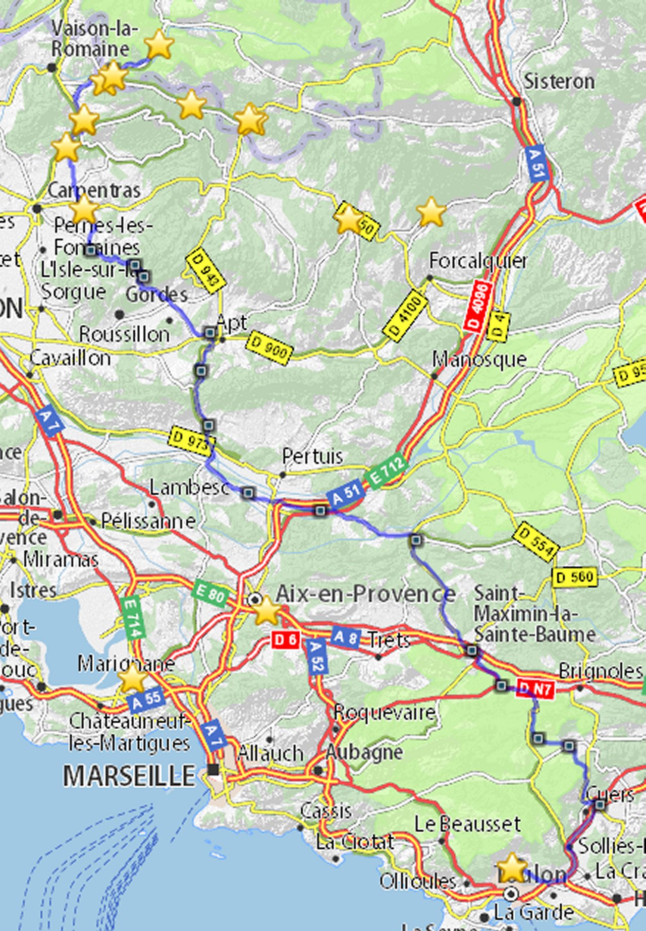 de Toulon à Buis les Baronnies