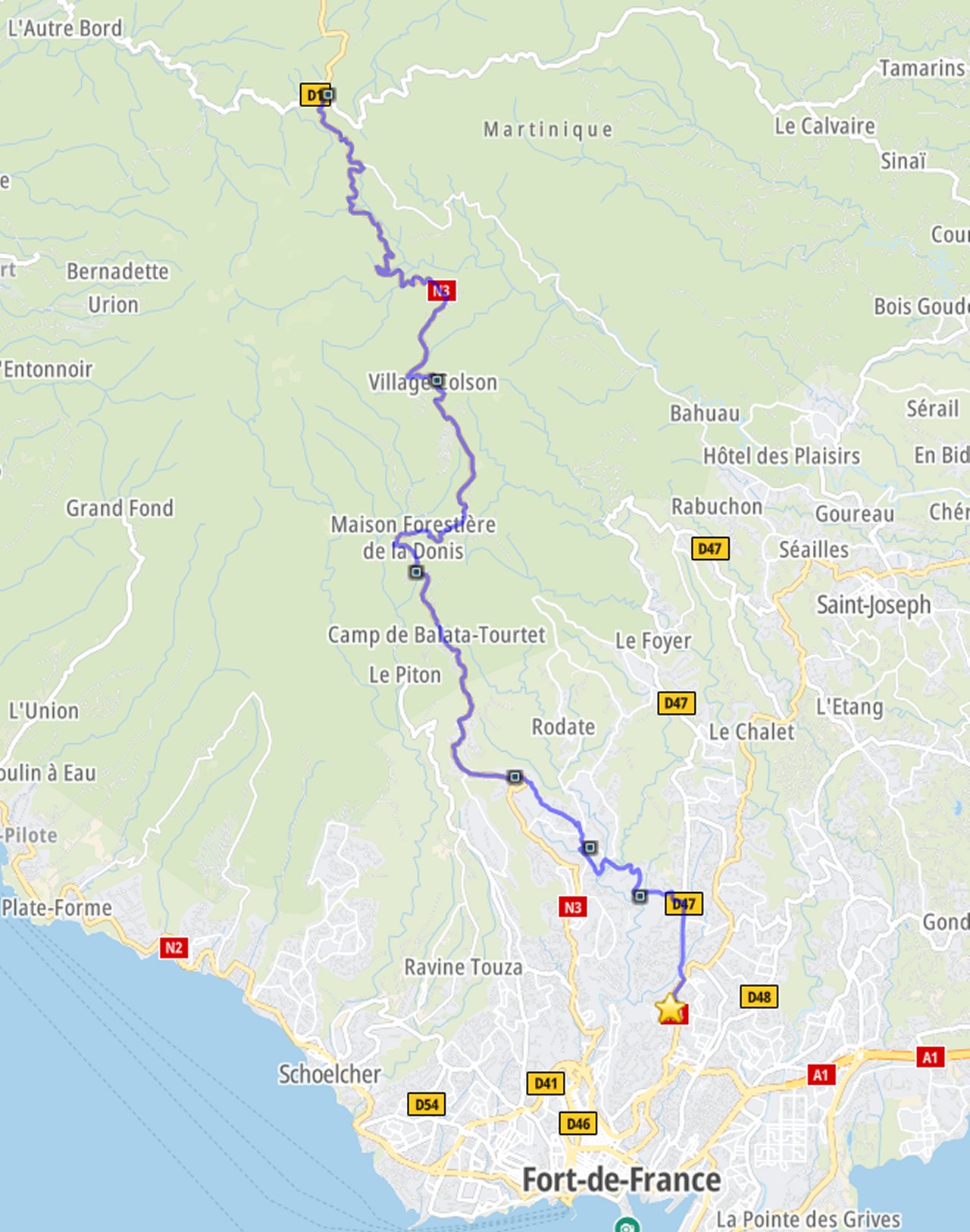 TRONÇON 1 :  REDOUTE - DEUX CHOUX