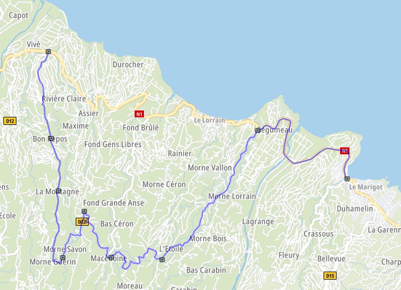 TRONÇON 4 : MARIGOT - VIVE