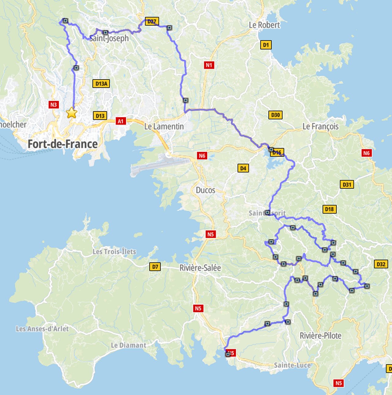 REDOUTE - TROIS RIVIERES